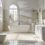 Tendances salle de bain 2025 : déco, couleurs et aménagement pour une salle de bains moderne et élégante