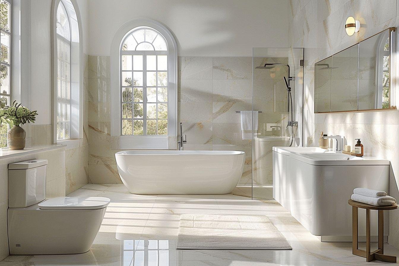 Tendances salle de bain 2025 : déco, couleurs et aménagement pour une salle de bains moderne et élégante